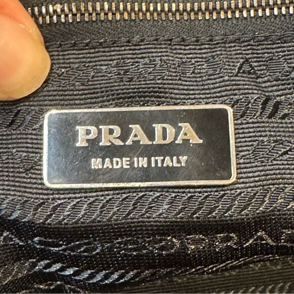Prada Vintage Maroon Patent Leather Bag Authentic Logo Shoulder Purse Italy - Picture 5 of 16